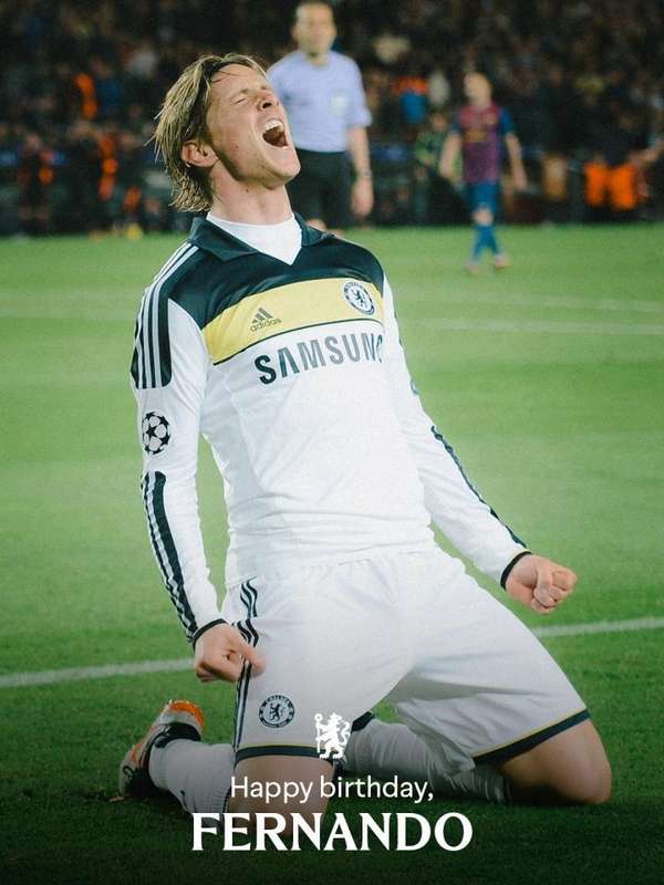  费尔南多·托雷斯迎来42岁华诞；切尔西俱乐部深情致敬传奇前锋。 体育新闻