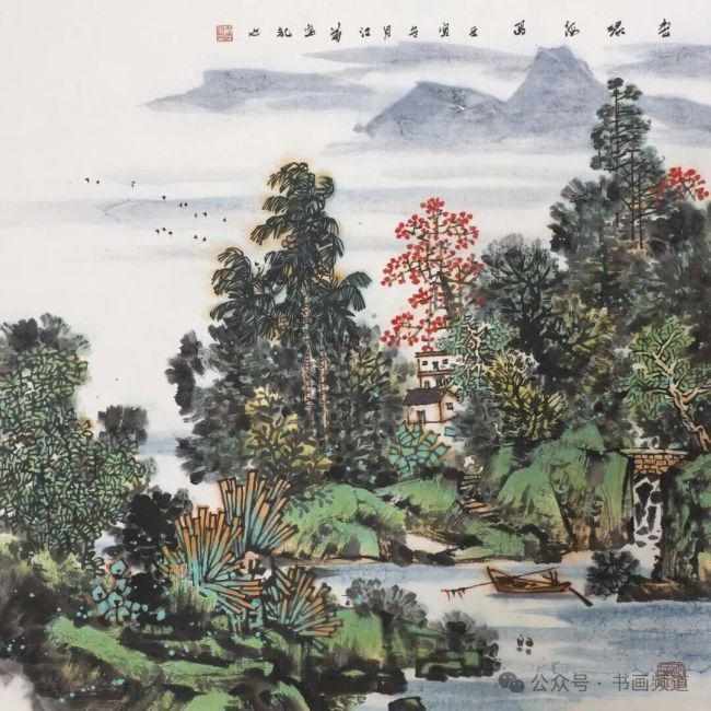  当传统笔墨遇上热带阳光：一位画家如何用色彩重写故乡的山水记忆 文化旅游