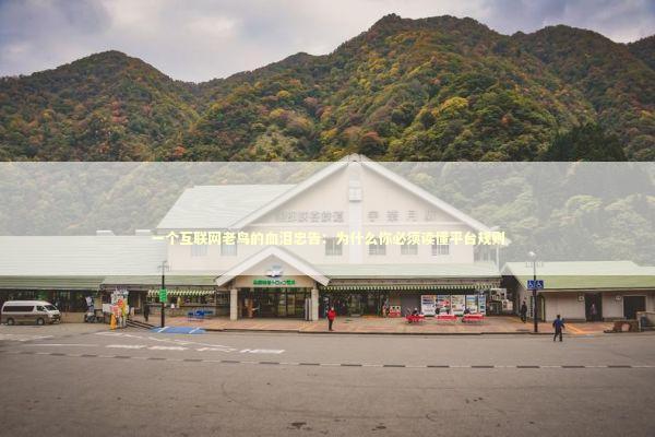 一个互联网老鸟的血泪忠告：为什么你必须读懂平台规则 IT技术